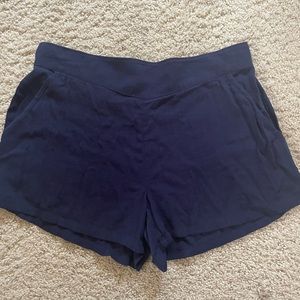 Navy Blue AERIE flowy shorts